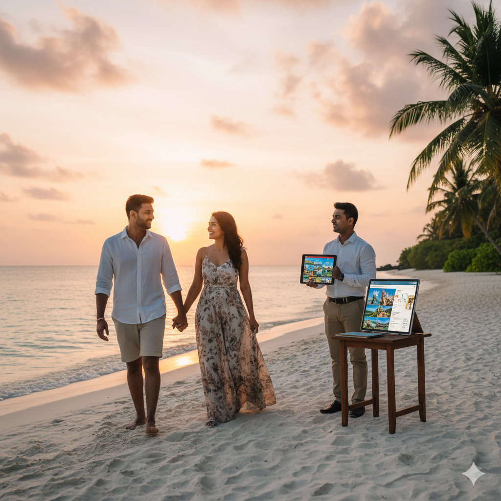 Honeymoon package and travel agency